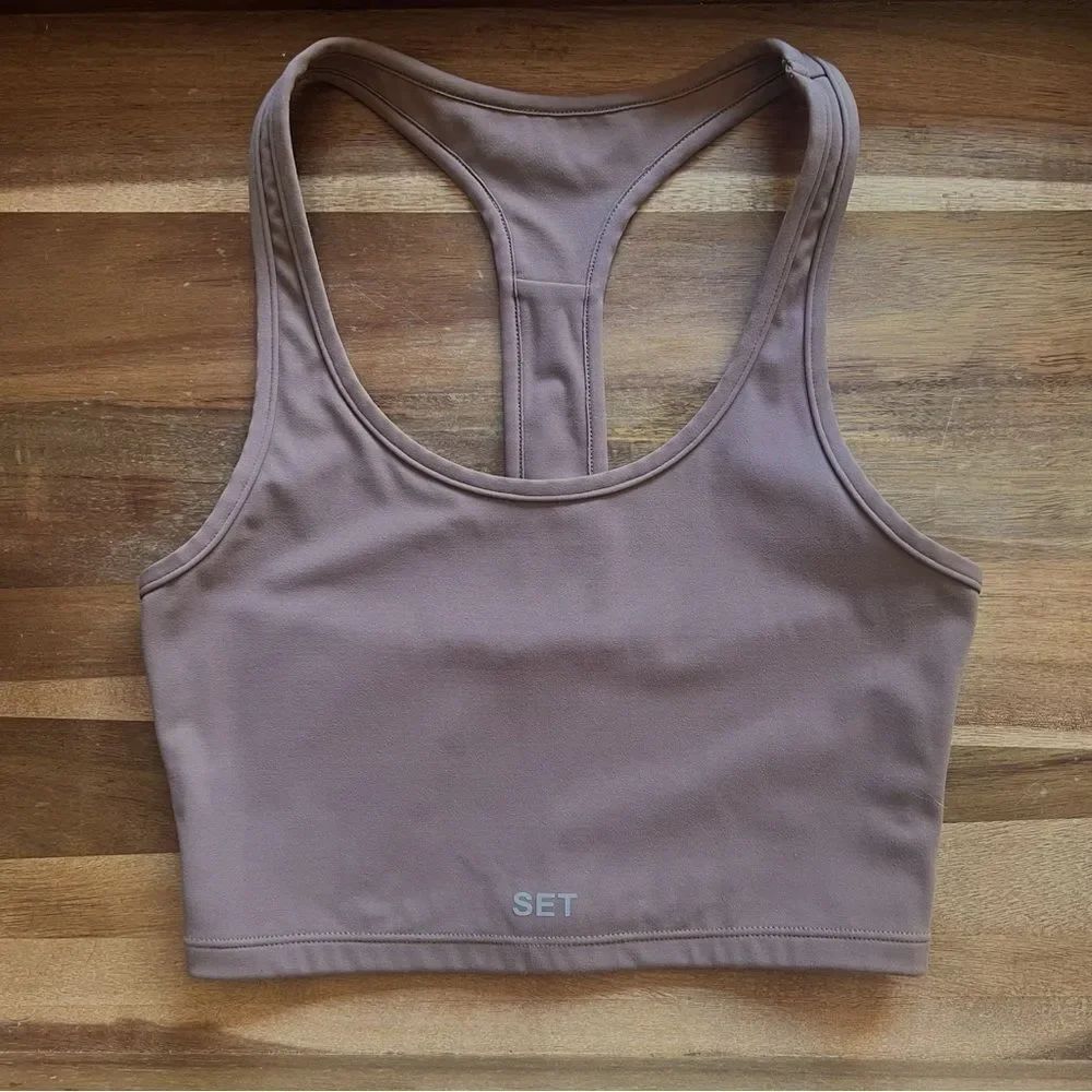 Set Active Tan Sportbody Body Bra Racerback Tank